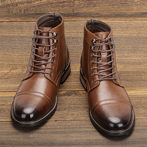 Rivoli™ - Bottines Derby en cuir véritable homme