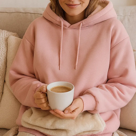 Pilou™ - Sweat à capuche cocooning doublure polaire