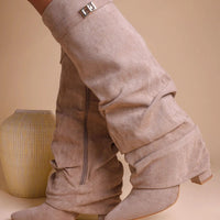 Larama™ - Bottes hautes en daim