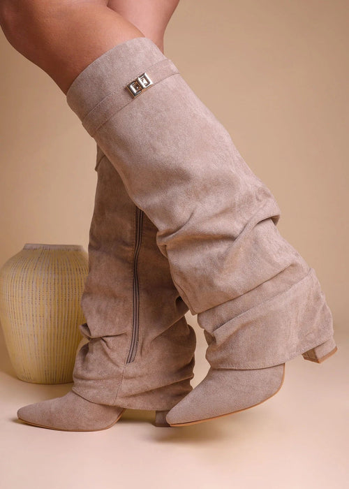 Larama™ - Bottes hautes en daim