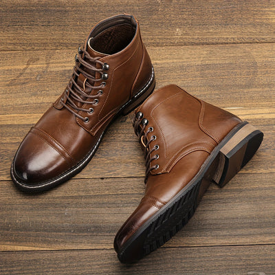 Rivoli™ - Bottines Derby en cuir véritable homme