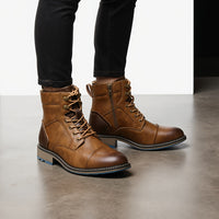 Capri™ - Bottines en cuir véritable homme