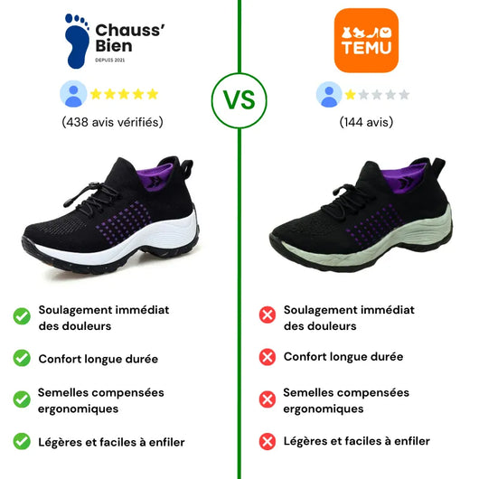 ErgoStep™ - Baskets à confort orthopédique