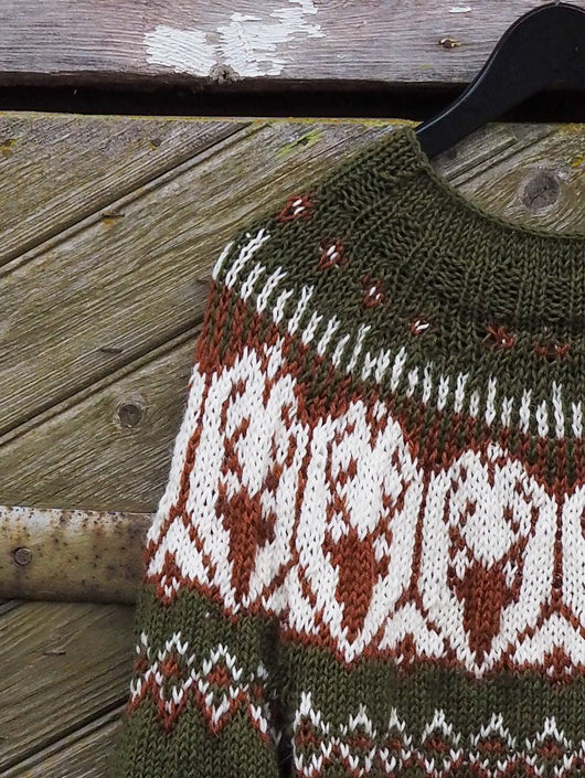 Julie™ - Pull jacquard en laine douce