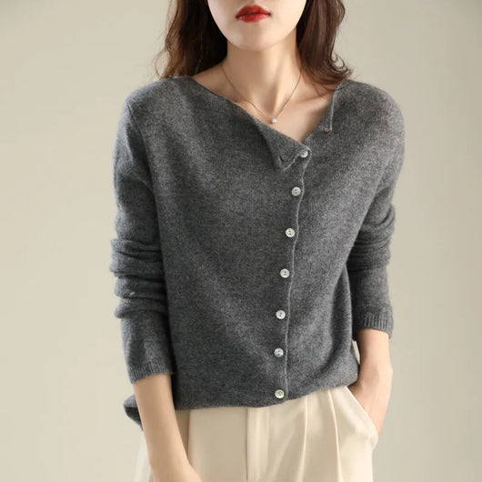 Élina™ - Cardigan chic à boutons