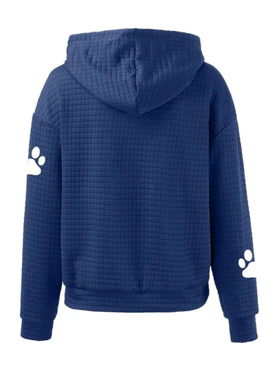 Caninou™ - Pull à capuche motifs passion canin