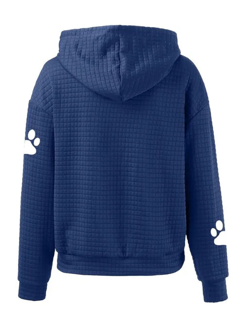 Caninou™ - Pull à capuche motifs passion canin