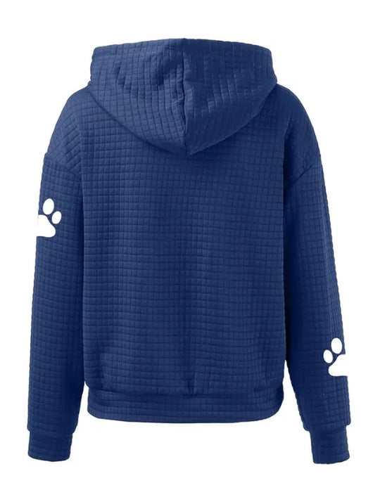 Caninou™ - Pull à capuche motifs passion canin