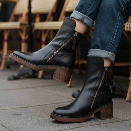 Garciella™ – Bottines chic en cuir