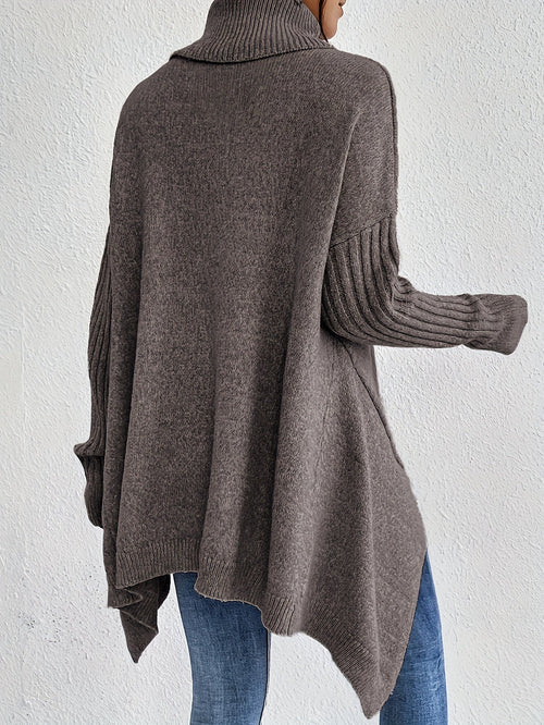 Elynn™ - Pull chaud à col roulé oversize