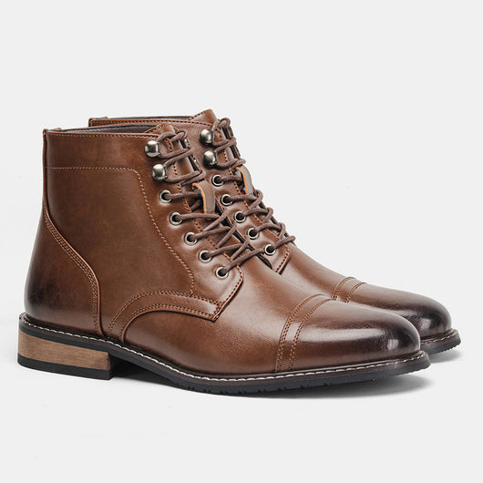 Rivoli™ - Bottines Derby en cuir véritable homme