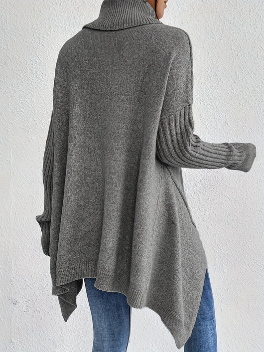 Elynn™ - Pull chaud à col roulé oversize