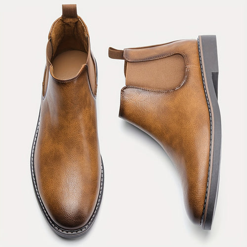 Milano™ – Bottines Chelsea en cuir véritable homme