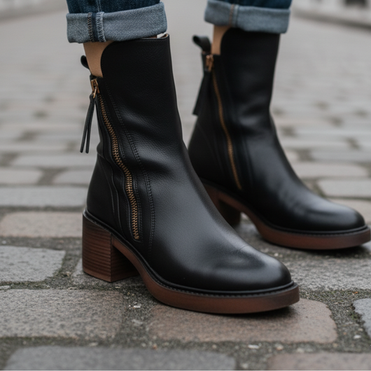 Garciella™ – Bottines chic en cuir