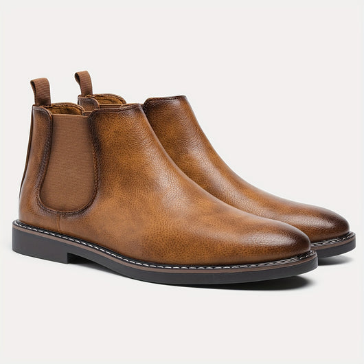 Milano™ – Bottines Chelsea en cuir véritable homme