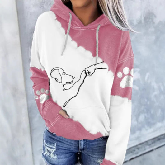 ToutouLove™ - Pull à capuche à motifs chien mignon