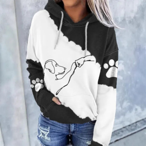 ToutouLove™ - Pull à capuche à motifs chien mignon