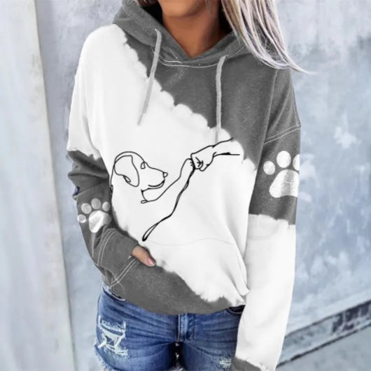 ToutouLove™ - Pull à capuche à motifs chien mignon