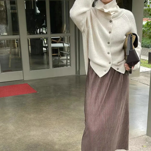 Marta™ - Cardigan chic à col haut