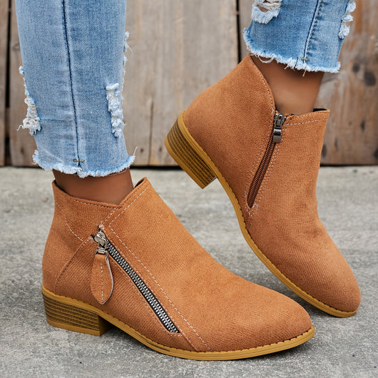 Annielle™ - Bottines en daim femme