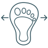 More room for your toes. More comfort in every step