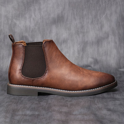 Milano™ – Bottines Chelsea en cuir véritable homme