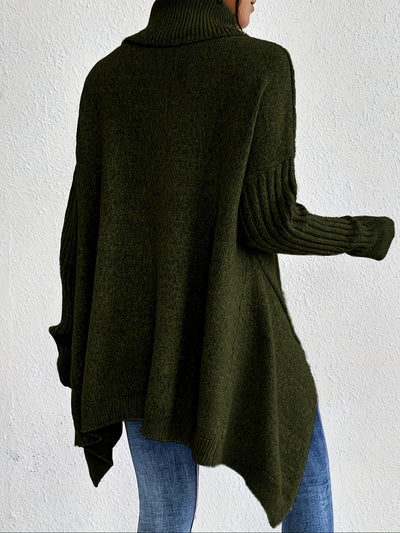 Elynn™ - Pull chaud à col roulé oversize