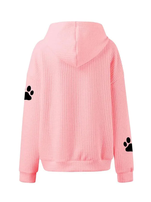 Caninou™ - Pull à capuche motifs passion canin