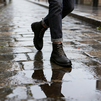 Firenze™ - Bottines classiques en cuir véritable homme