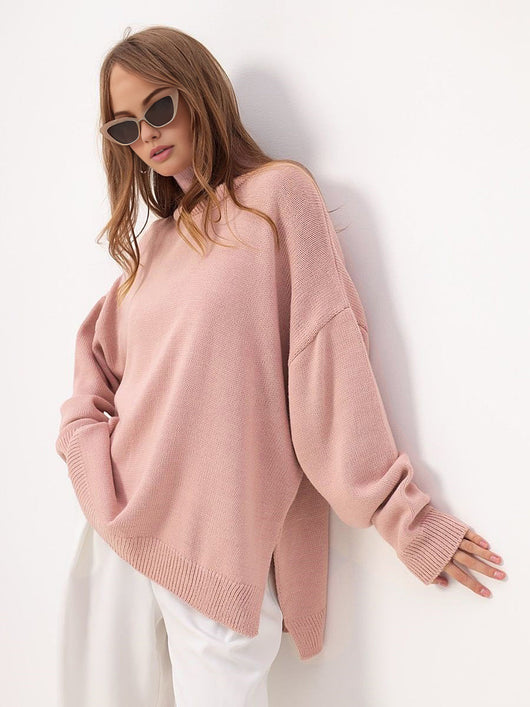 Élodie™ – Pull oversize à col roulé