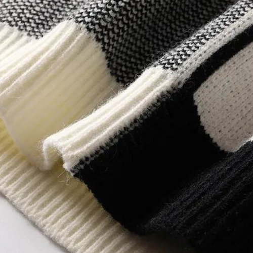 Gaspard™ - Pull ample à motif patchwork