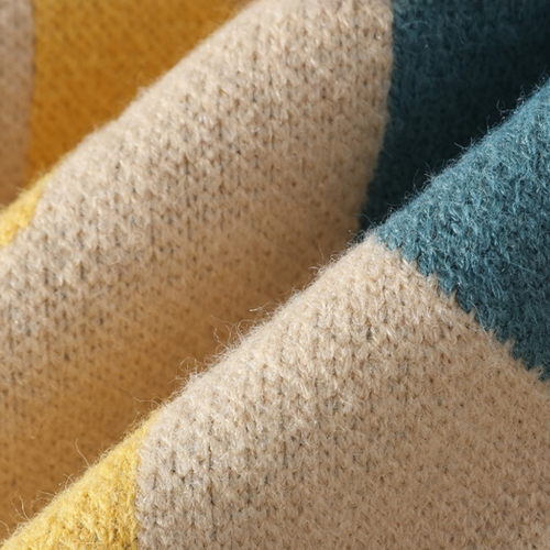 Leroux™ - Pull ample à motif patchwork