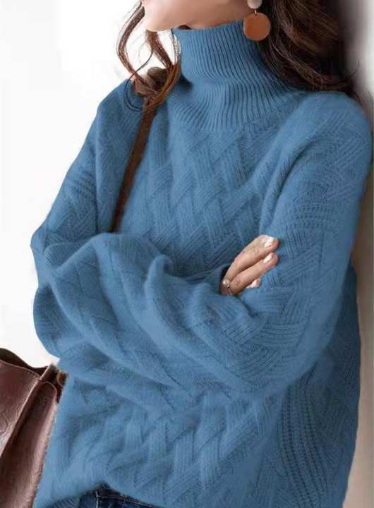 Felicia™ - Pull à col roulé en laine douce