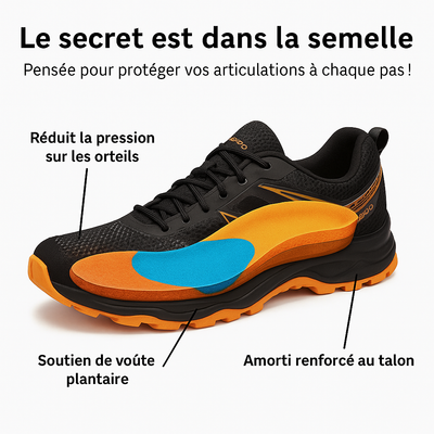 TrekPro™ - Chaussures de marche à confort orthopédique homme