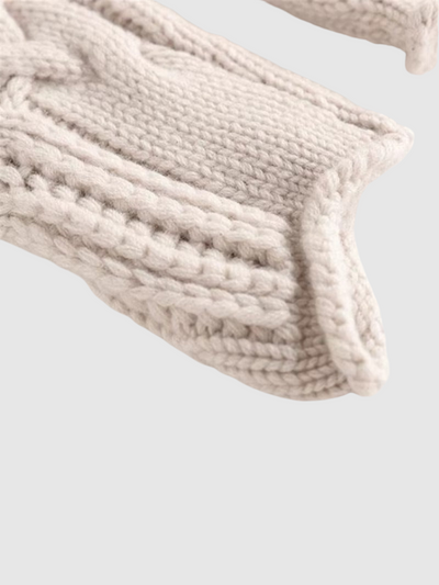 Carla™ - Pull à col roulé torsadé en coton doux