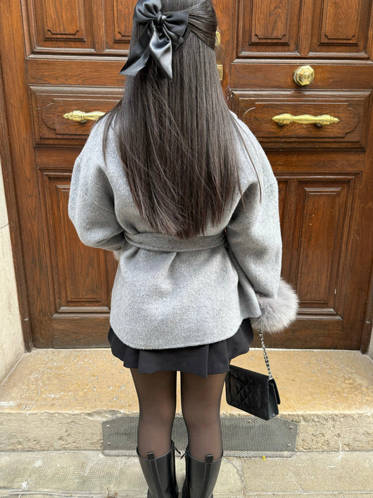 Livia™ – Manteau en feutre avec ceinture