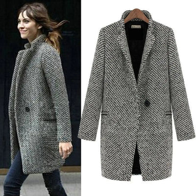 Cheska™ - Manteau pied de poule