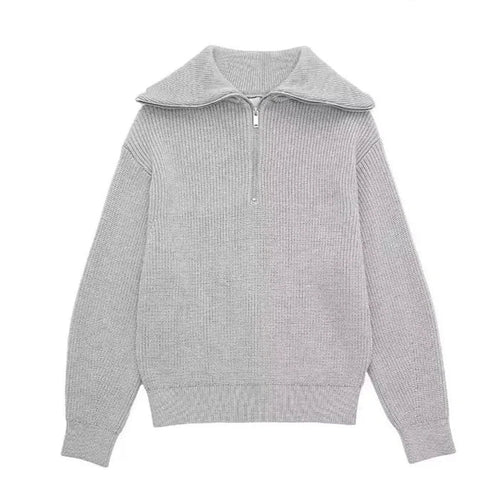 Savrani™ - Pull zippé en laine douce