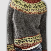 Juliette™ - Pull jacquard en laine douce