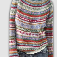 Manon™ - Pull jacquard en laine douce