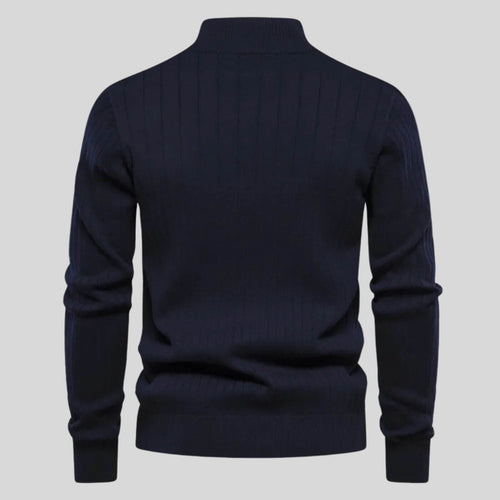 Toscano™ - Pull à col montant zippé