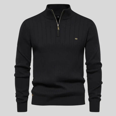 Toscano™ - Pull à col montant zippé