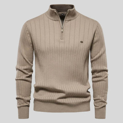 Toscano™ - Pull à col montant zippé