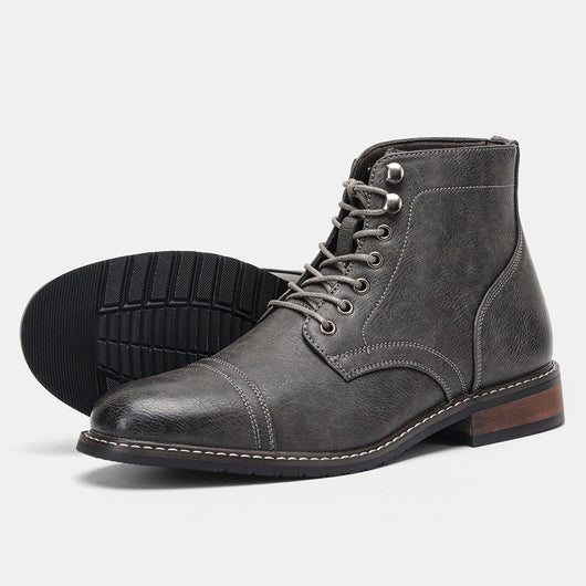 Rivoli™ - Bottines Derby en cuir véritable homme