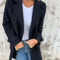 Mélina™ - Manteau structuré en laine douce