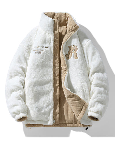 Via™ – Doudoune réversible velours & sherpa