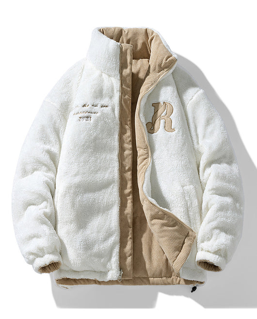 Via™ – Doudoune réversible velours & sherpa