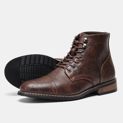 Rivoli™ - Bottines Derby en cuir véritable homme