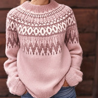 Florence™ - Pull jacquard en laine douce