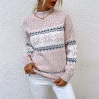 Lucie - Pull jacquard en laine douce